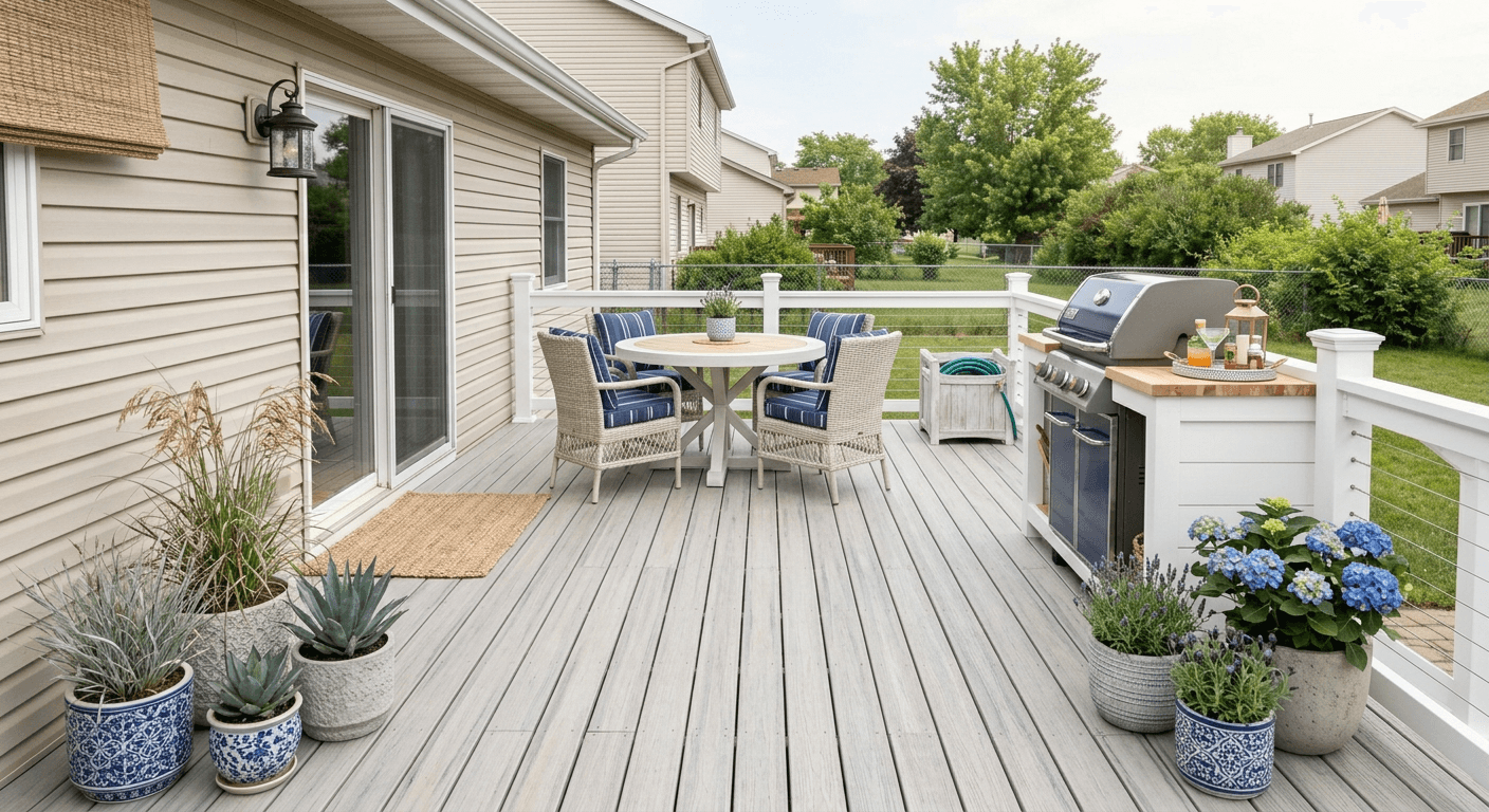 AI Rendered Redesign your deck in Coastal style with AI.
