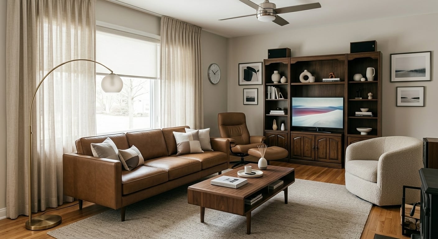 AI Rendered AI interior design software: turn a room photo, sketch or SketchUp view into a photoreal concept.
