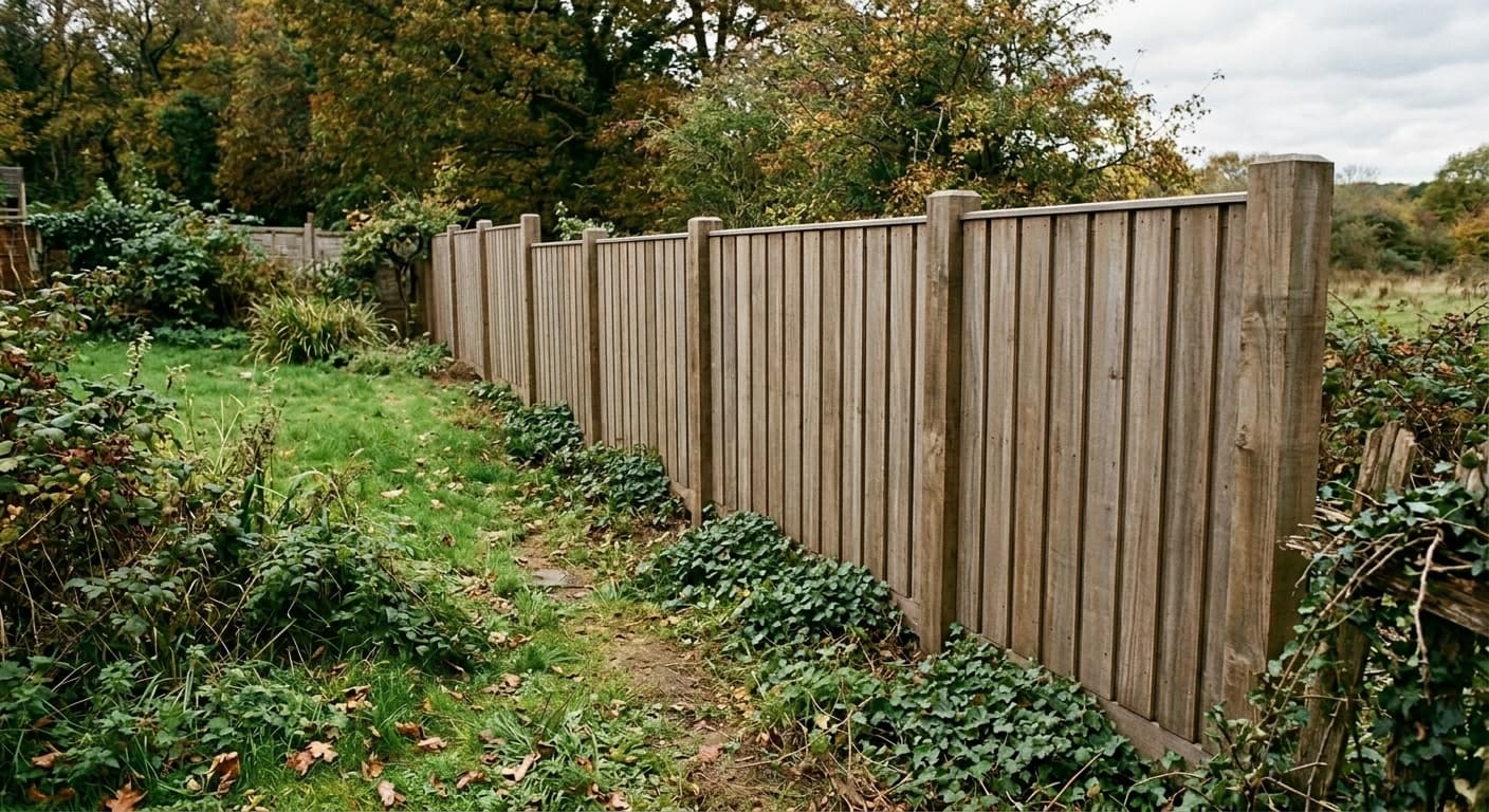 AI Rendered Preview fence styles in your yard before installation. Privacy, picket, horizontal slat, or iron — see it first.