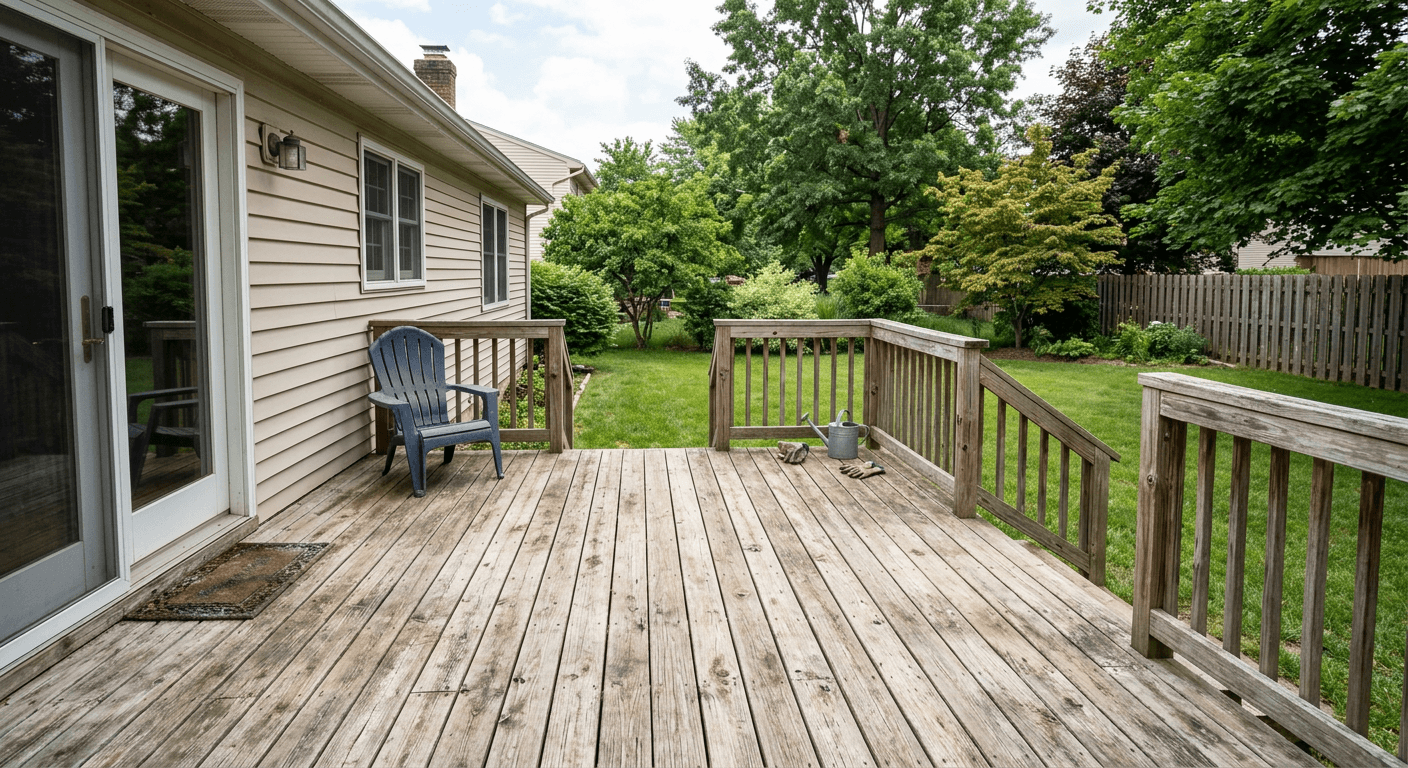 Original Redesign your deck in French Country style with AI.