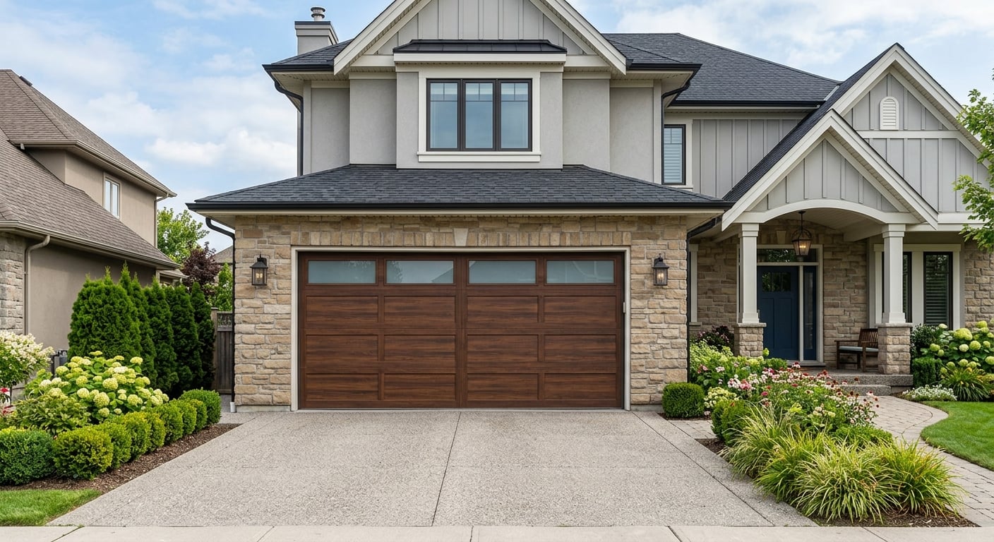 Original Preview a new garage door on your home. The single biggest curb appeal change per National Association of Realtors.