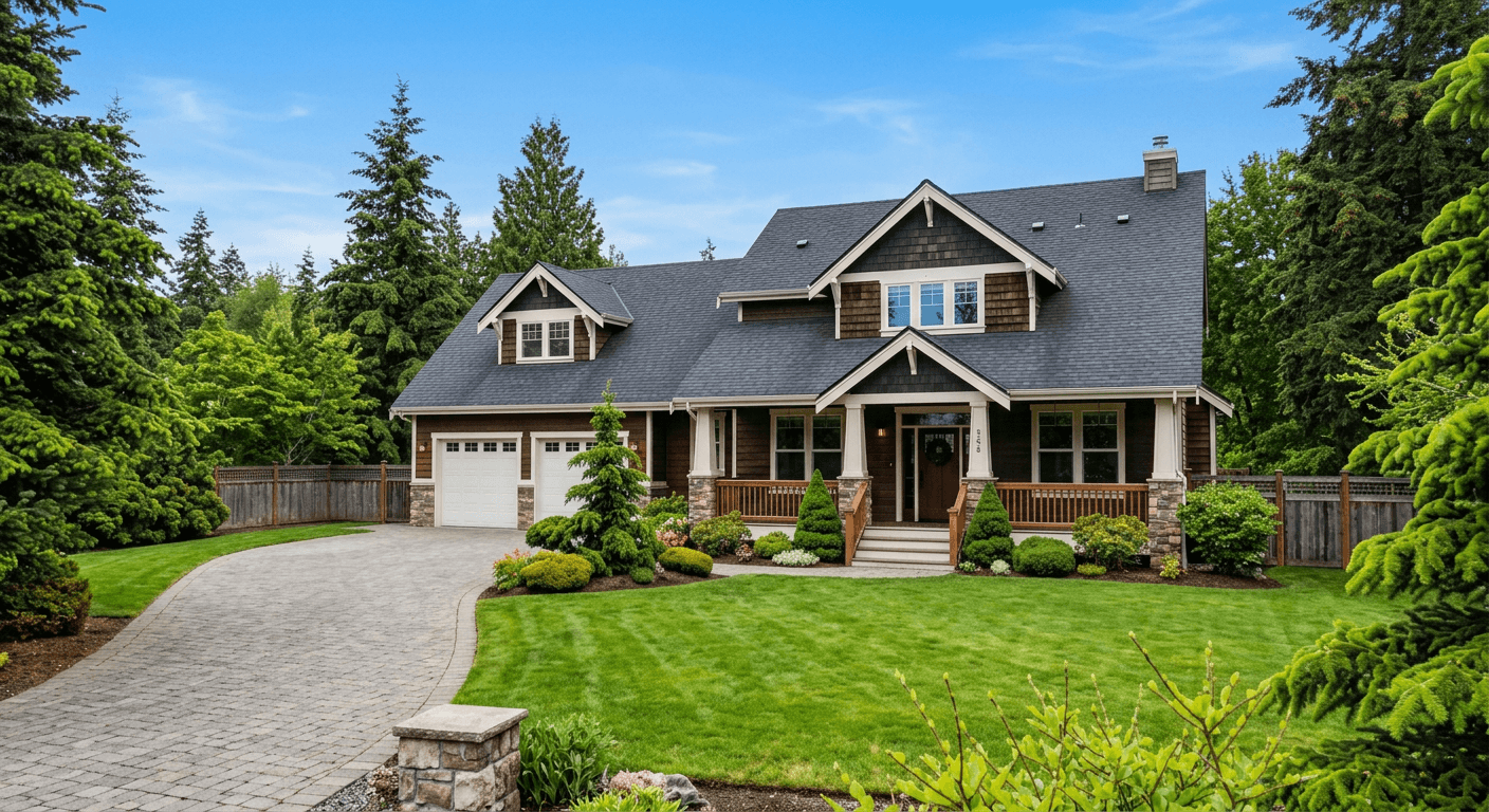 AI Rendered Show your winter listing in spring-like conditions. Remove snow to reveal the property landscaping and curb appeal.