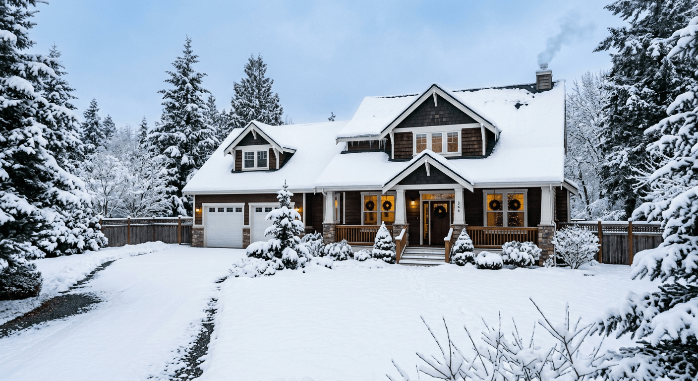 Original Show your winter listing in spring-like conditions. Remove snow to reveal the property landscaping and curb appeal.