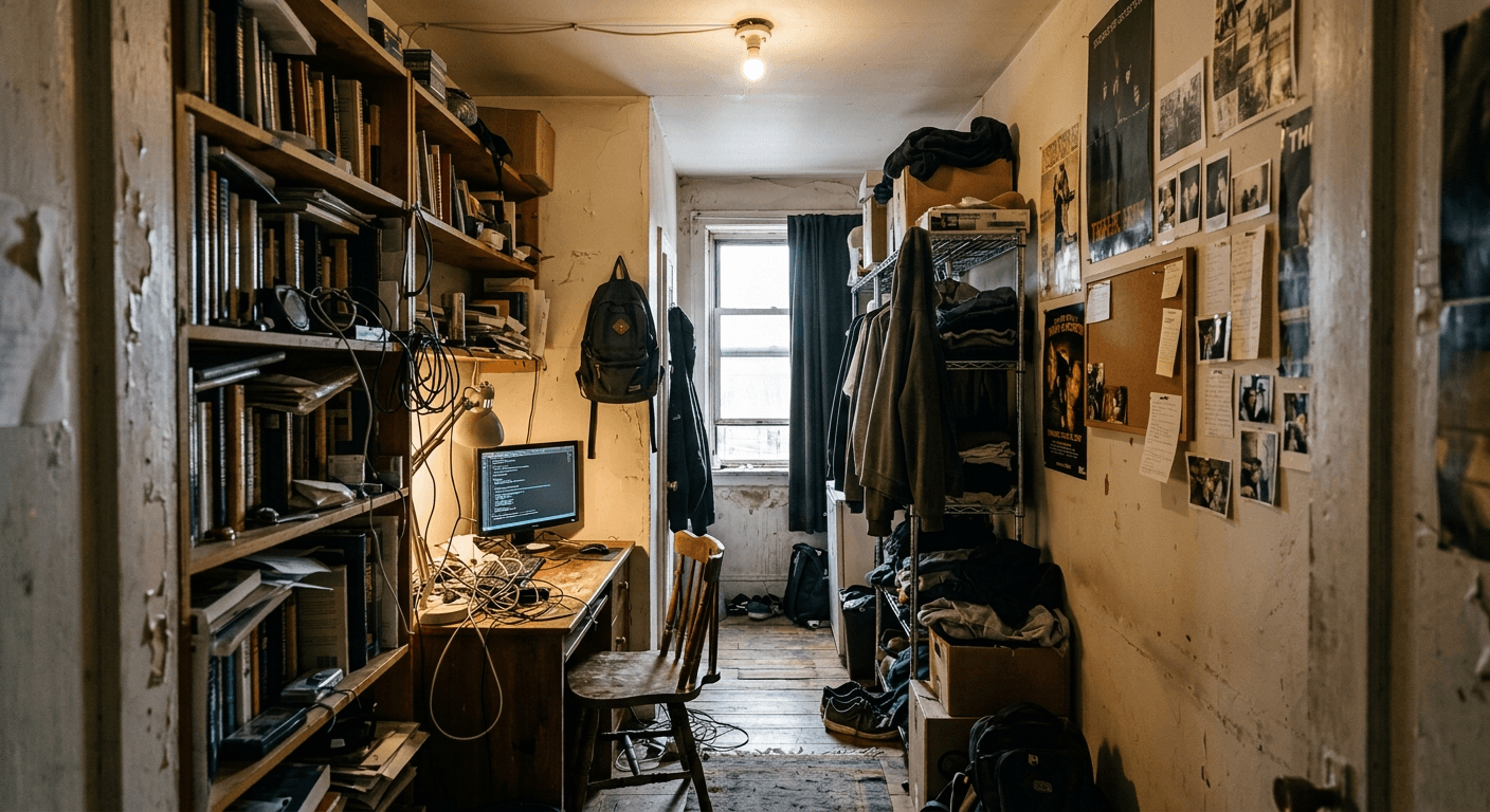The same room enhanced by AI-Architectures to look spacious and realistic