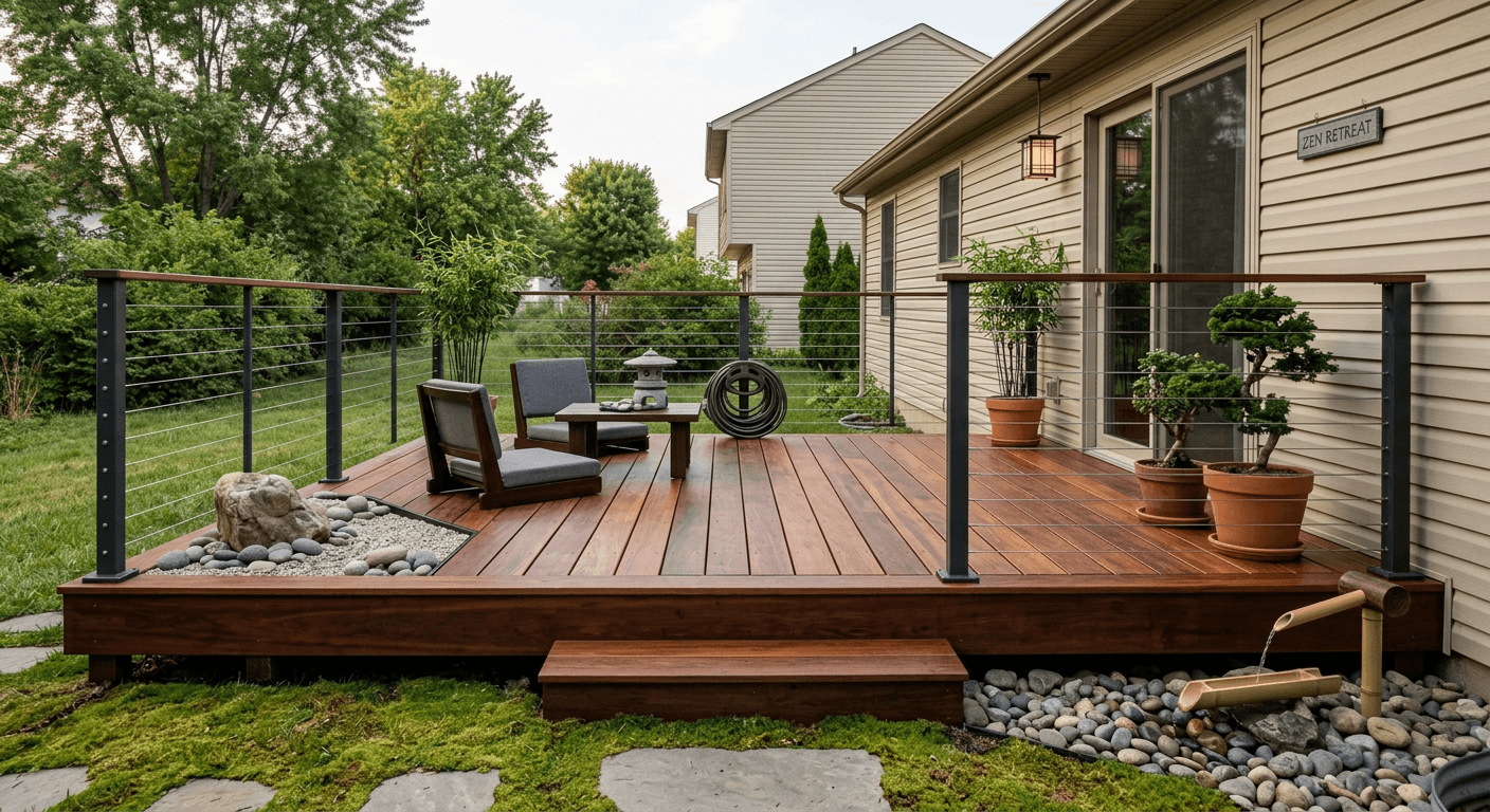 AI Rendered Redesign your deck in Zen style with AI.